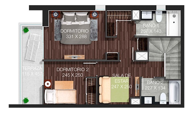 Venta Departamento NP 1D en suite 3B 1E 1B Pedro de Valdivia - Providencia