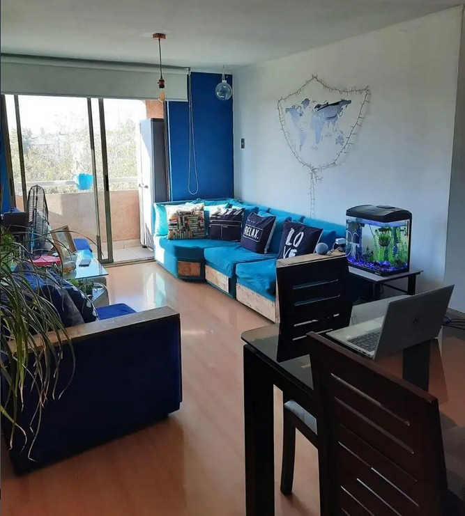 Arriendo Departamento NO 3D Walk-in cl&oacute;set 2B 1E Villa Frei - &Ntilde;u&ntilde;oa