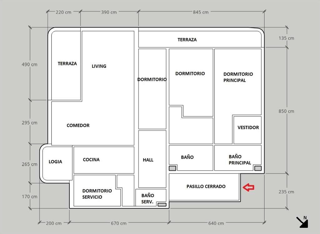 Arriendo Departamento 4D 3B 2E 1B Parque Arauco - Las Condes