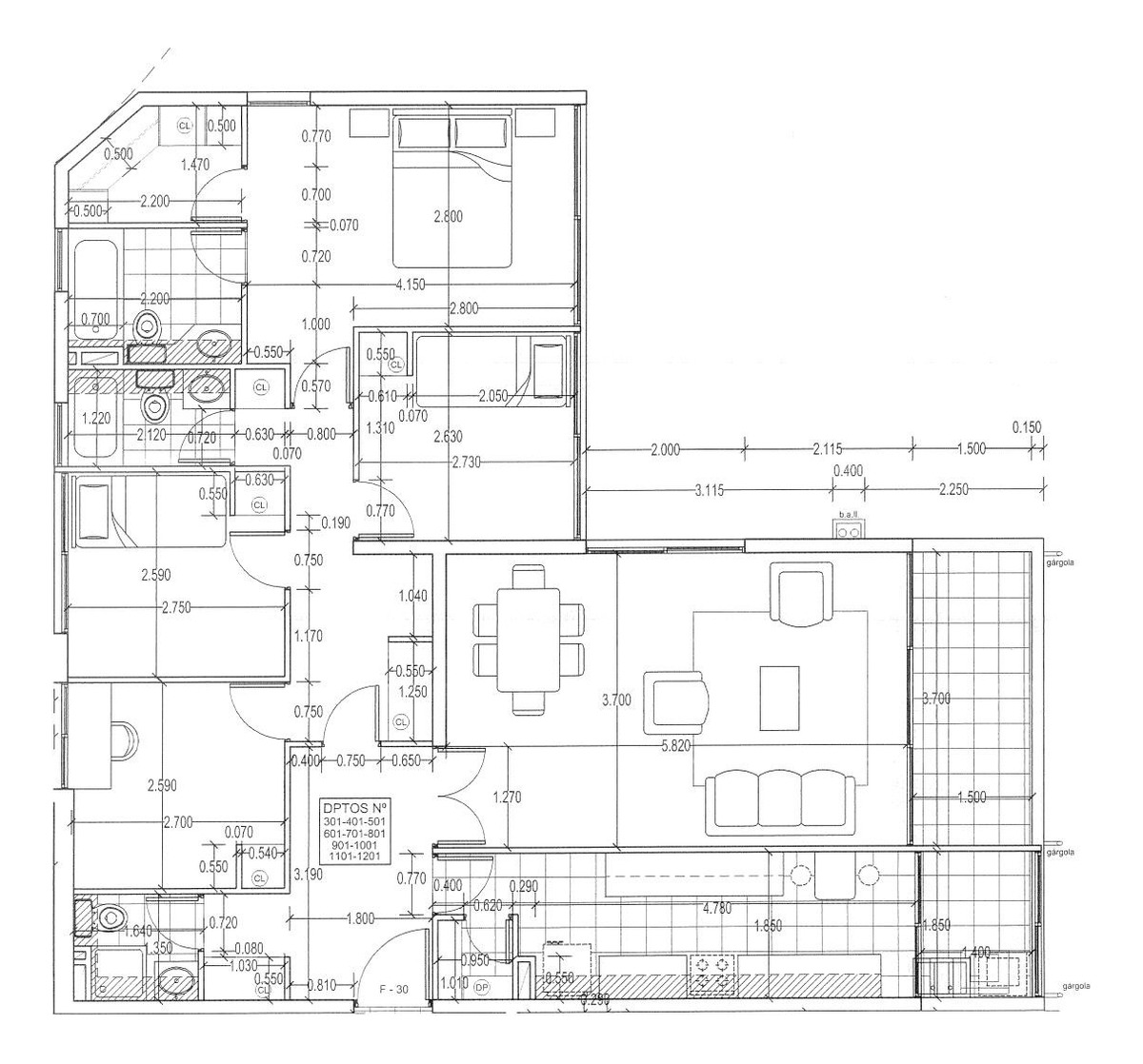 Arriendo Departamento NO 3D en suite Walk-in cl&oacute;set 3B 1E 1B Metro Manquehue - Apumanque - Las Condes