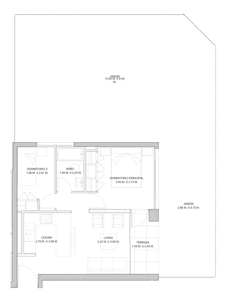 Venta Departamento NP 2D 1B 1E 1B Metro Monse&ntilde;or Eyzaguirre - &Ntilde;u&ntilde;oa