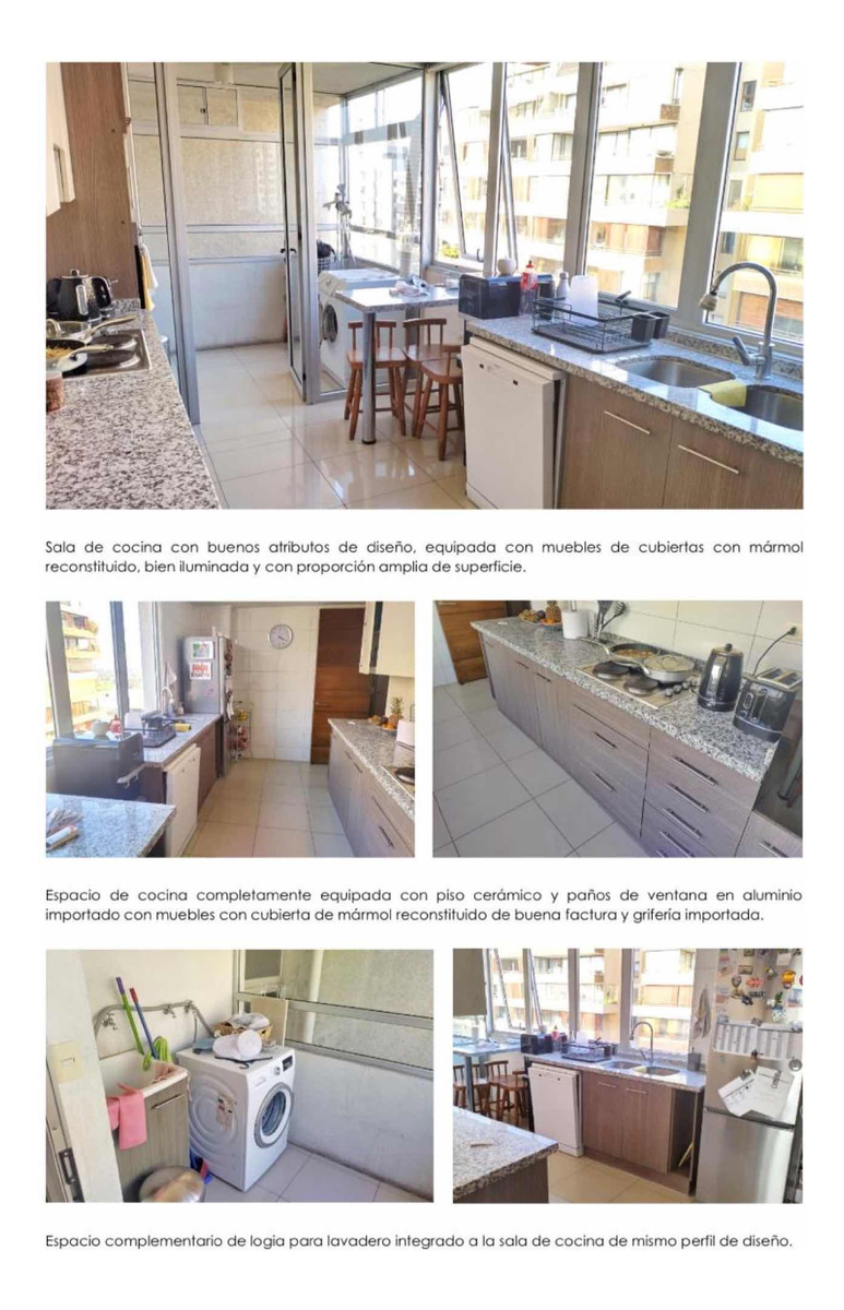 Venta Departamento 4D 3B 1E Rotonda Atenas - Las Condes