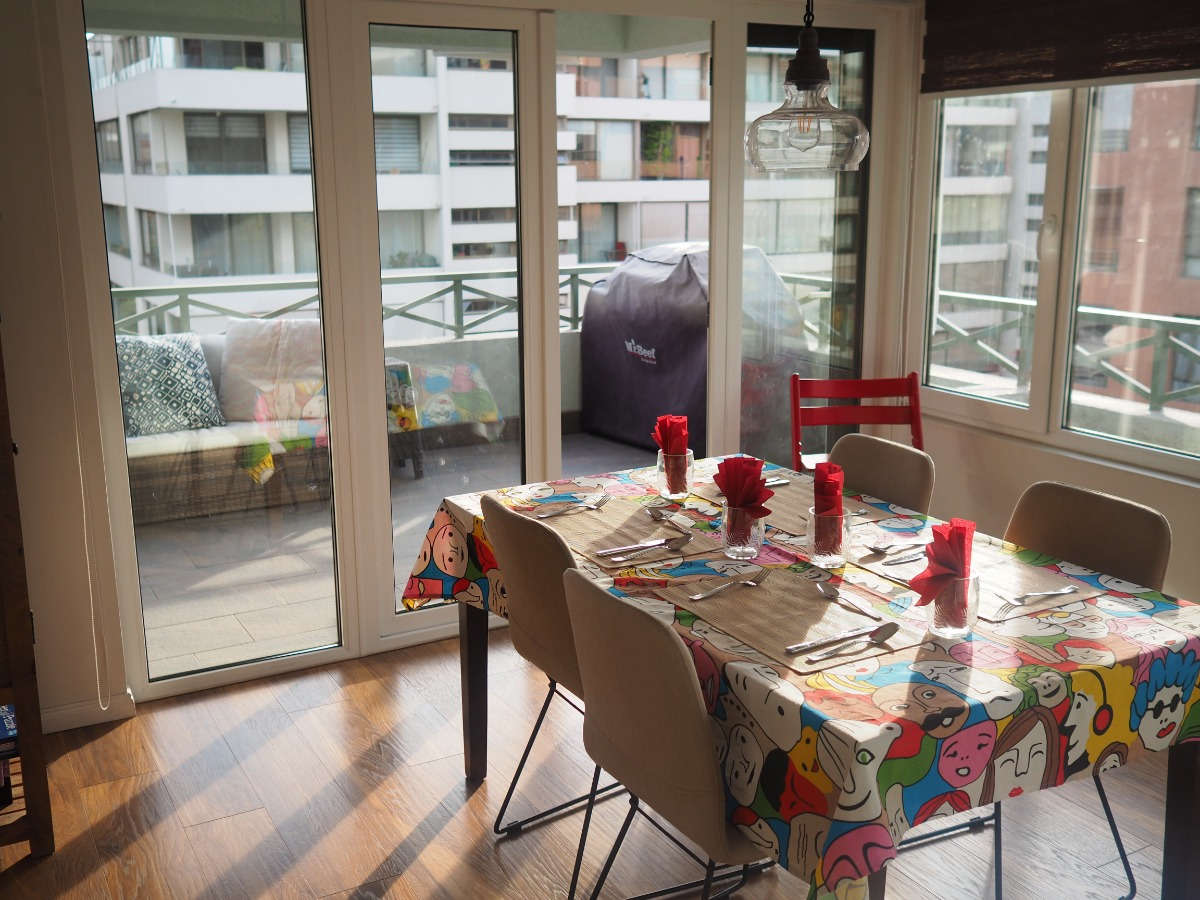Arriendo Departamento NP 3D en suite 3B 1E 1B Las Lilas - Providencia