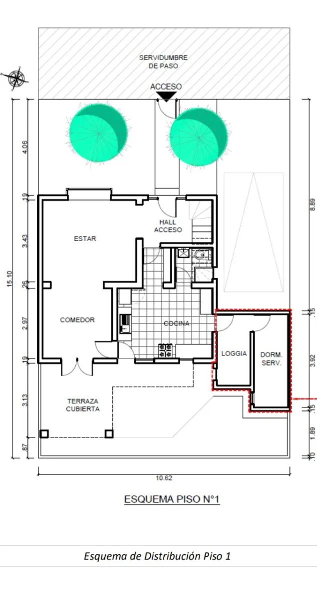 Venta Casa NO 4D Walk-in cl&oacute;set 2B 1E 1B Barrio El Golf - Las Condes
