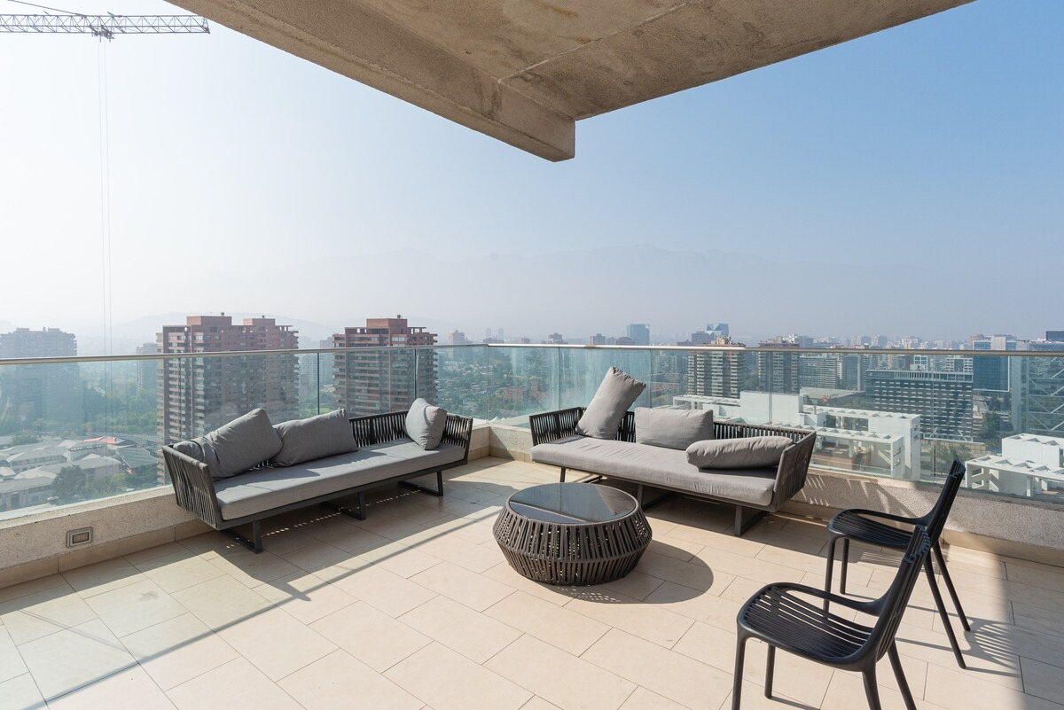 Arriendo Departamento O 2D en suite Walk-in cl&oacute;set 2B 1E 1B Parque Arauco - Las Condes