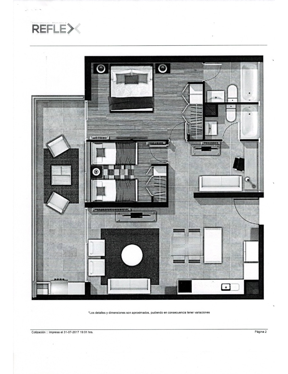 Venta Departamento O 2D en suite Walk-in cl&oacute;set 2B 2E 1B In&eacute;s de Su&aacute;rez - Providencia