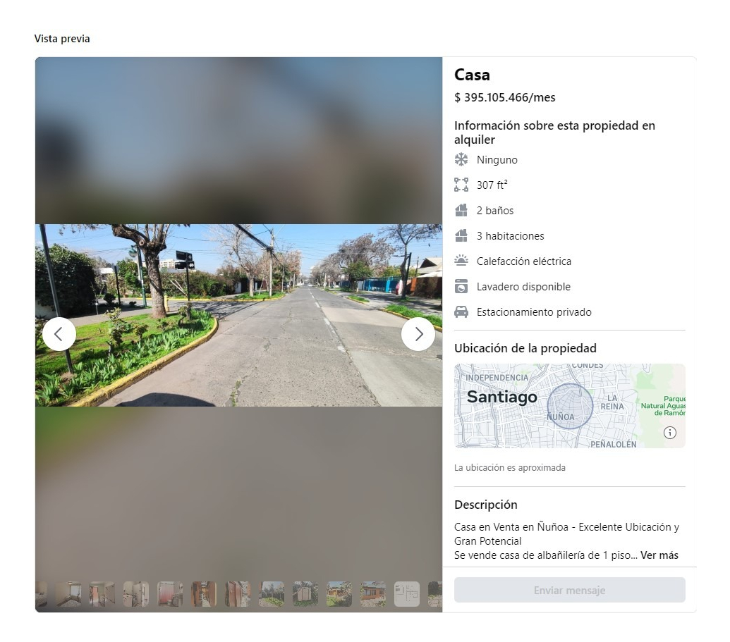 Venta Departamento NO 3D 2B 3E 1B Parque Bot&aacute;nico - &Ntilde;u&ntilde;oa