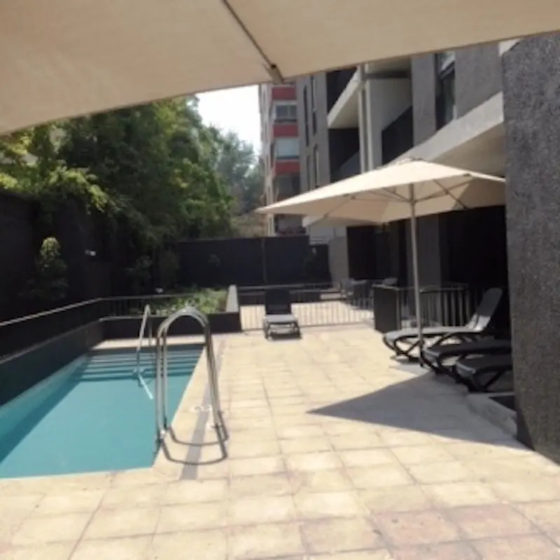 Arriendo Departamento SO 2D en suite Walk-in cl&oacute;set 2B 1E 1B Las Lilas - Providencia