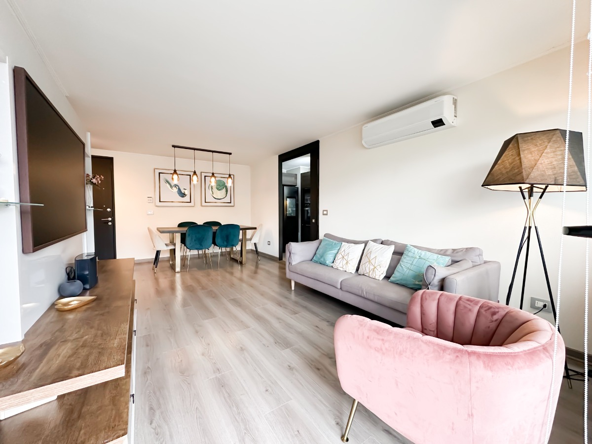 Arriendo Departamento NO 3D en suite Walk-in cl&oacute;set 2B 2E 1B Metro Manquehue - Apumanque - Las Condes