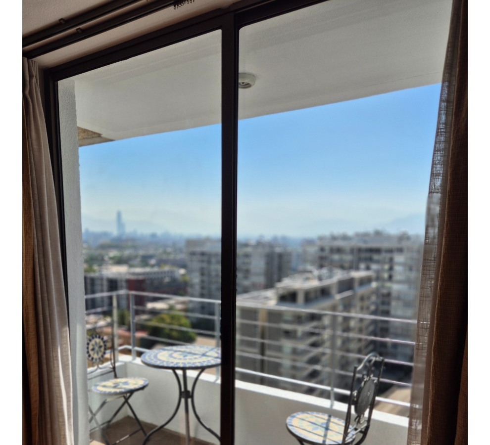 Arriendo Departamento O 3D en suite Walk-in cl&oacute;set 2B 1E 1B Metro Irarr&aacute;zaval - &Ntilde;u&ntilde;oa