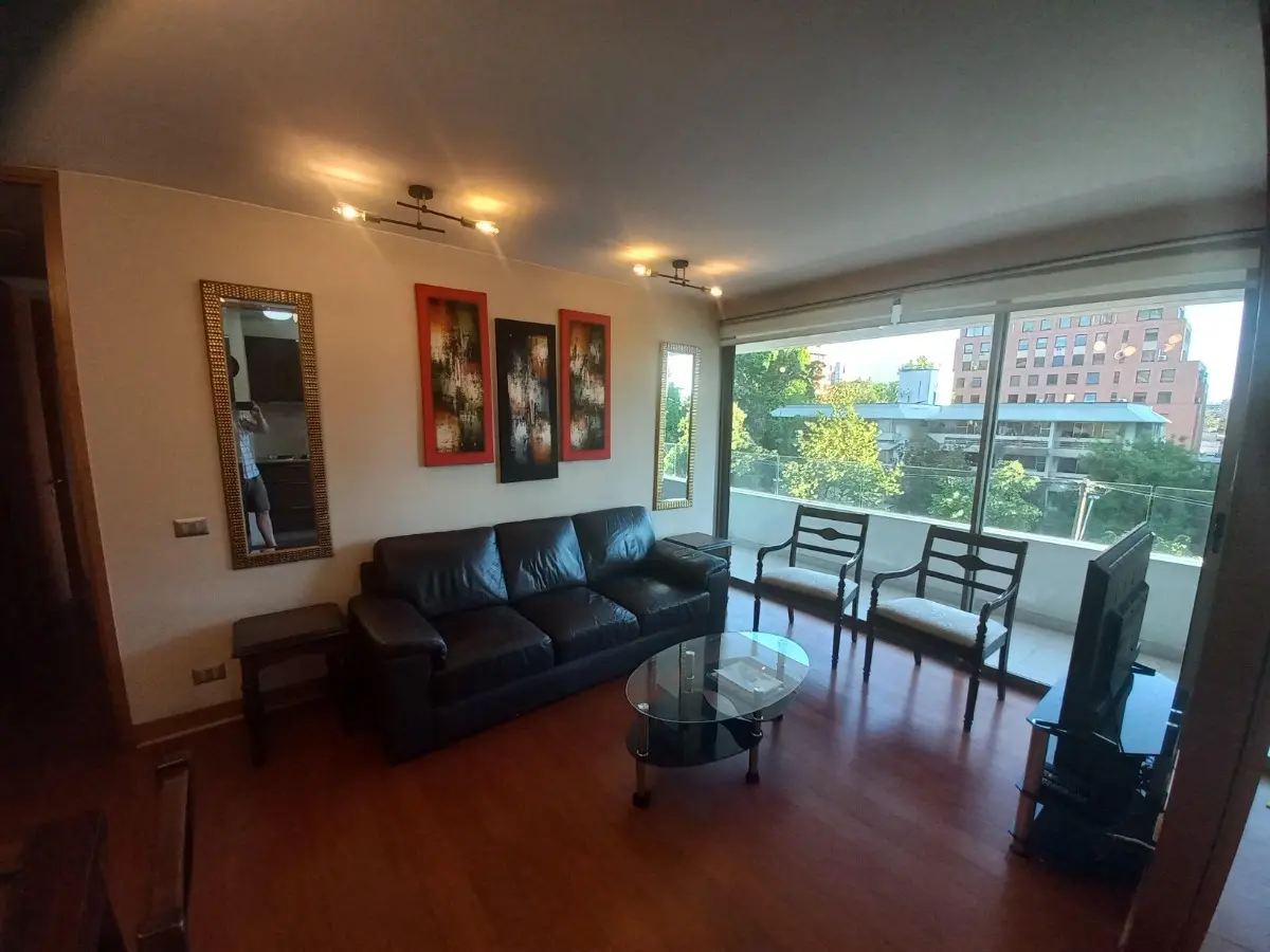 Arriendo Departamento SP 2D 2B 1E 1Bd Barrio El Golf - Las Condes