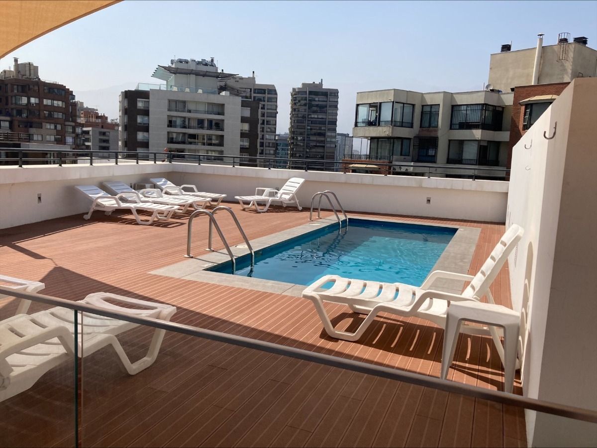 Arriendo Departamento NO 2D en suite Walk-in cl&oacute;set 2B 2E 1B Barrio El Golf - Las Condes