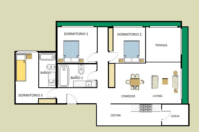 Venta Departamento NP 3D 2B 1E 1B Barrio El Golf - Las Condes